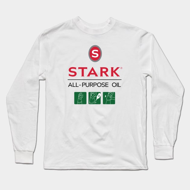 Stark Oil - Brand Long Sleeve T-Shirt by MustardSoda